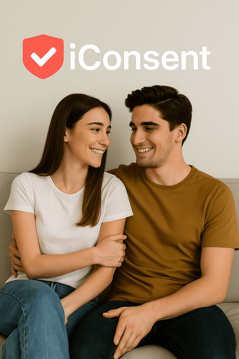 Happy couple representing trust and communication in relationships